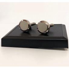 Μανικετόκουμπα Ατσάλινα Στρογγυλά Γυαλιστερά STC07 